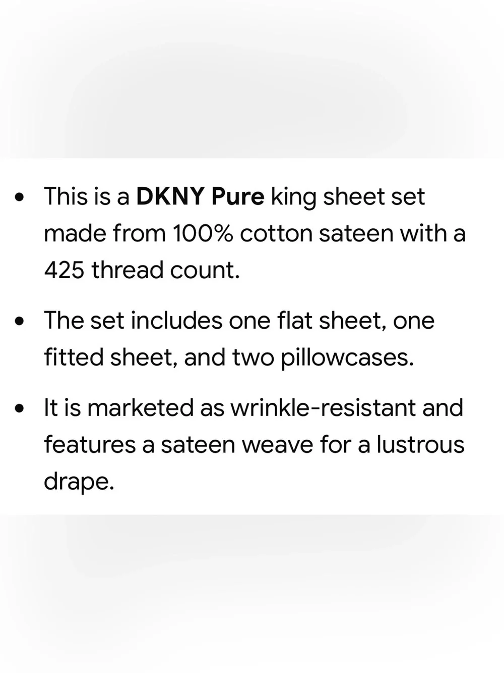 DKNY Pure King Sheet Set in Light Taupe